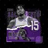 Davion Mitchell Basketball Paper Poster Kings Throw Pillow Official Basketball Gifts Merch