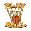 Play Ball Tapestry Official Basketball Gifts Merch