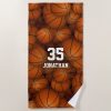 a bunch of basketballs boys girls sports pattern beach towel re3b9ae59aa0a48f1ac9ee1796b2c28d6 eapwm 1000 - Basketball Gifts