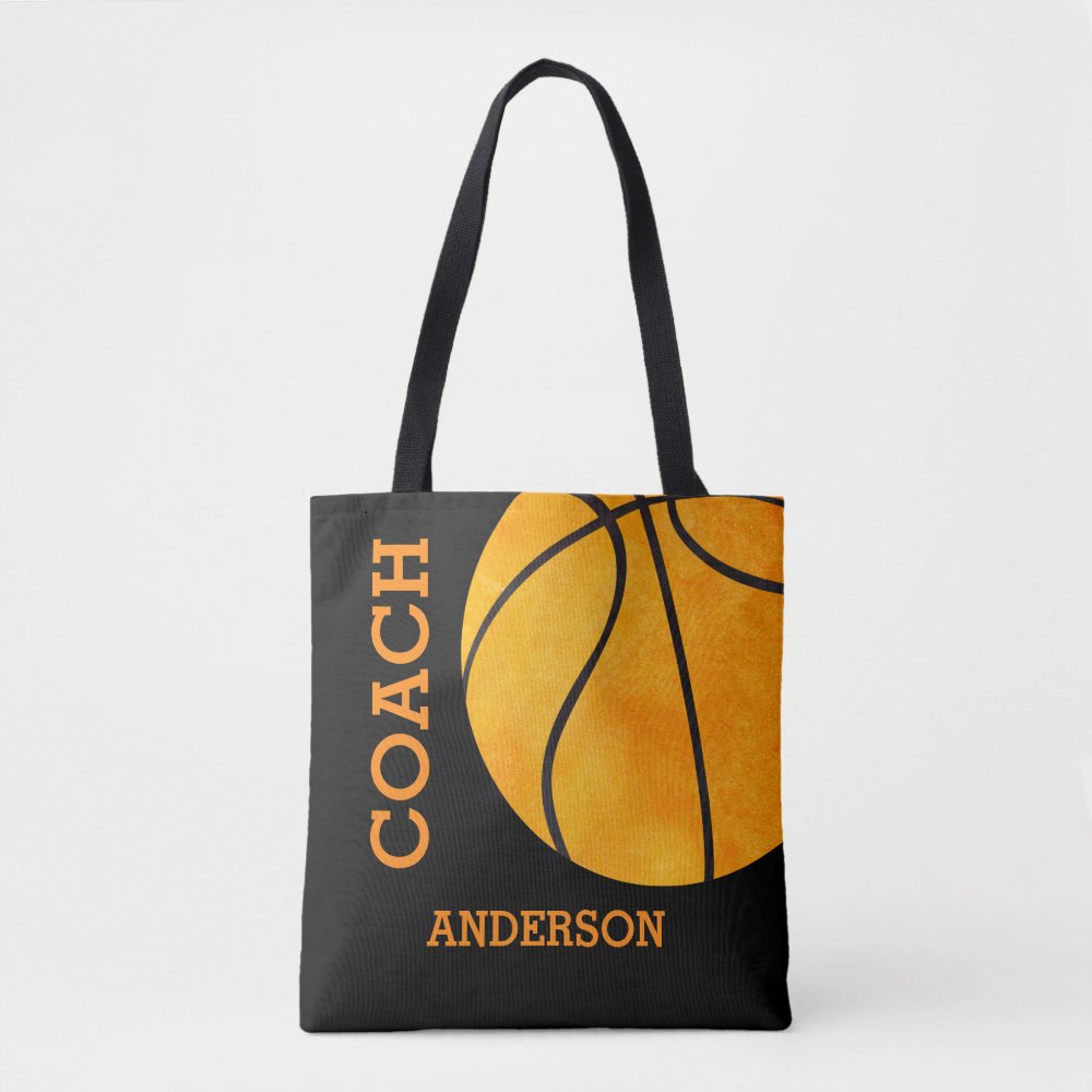 basketball coach personalized sports vintage retro tote bag r55e36aa2c5a5446d94a4f6e1e2d07dd4 6kcf1 1000 - Basketball Gifts