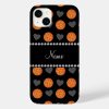 custom name black basketballs and hearts case mate iphone case r6a14d379966146fd8a23deb6f98e02a5 s0dnj 1000 - Basketball Gifts