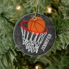 personalized chalkboard basketball and hoop ceramic ornament r064edf8974cf4466b1eabaced1419708 05wi1 8byvr 1000 - Basketball Gifts