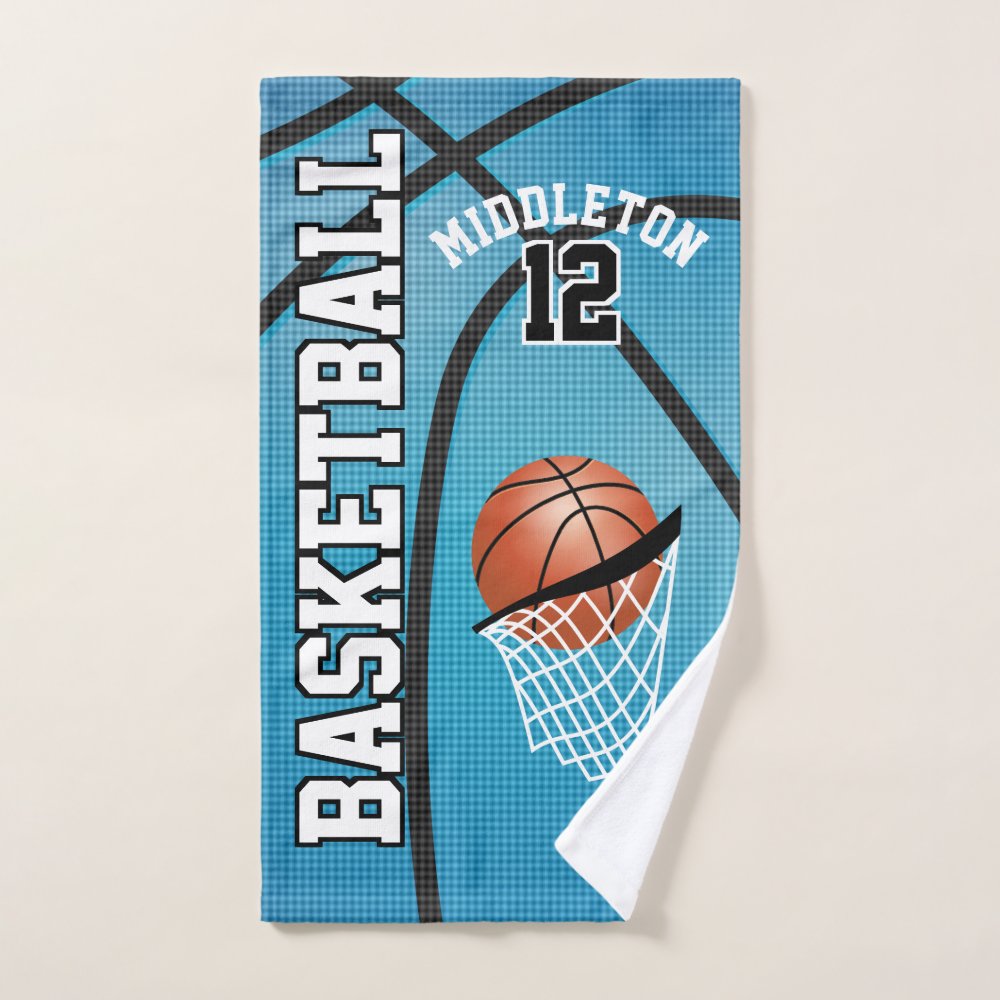 sport basketball on baby blue background hand towel rbd69e17781744c1e9d02585f4e188c82 eza1r 1000 - Basketball Gifts