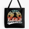 Basketball Champion Basketball Player Fans Retro Tote Bag Official Basketball Gifts Merch