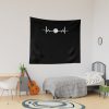 Basketball Heartbeat Gift Idea Tapestry Official Basketball Gifts Merch