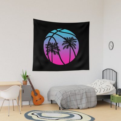 Miami Vice Basketball - Black Tapestry Official Basketball Gifts Merch