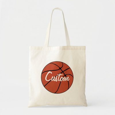 basketball player or coach custom team name text tote bag r2a268d8f11ba4c71b10a4ac74e34e88a v9w6h 8byvr 1000 - Basketball Gifts