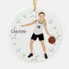 blonde basketball girl in black and white ceramic ornament rf52a1e5a630d435f8bc440eeabfbe219 x7s2y 8byvr 1000 - Basketball Gifts