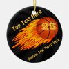 flaming basketball ornament your number and name r4c982155b555484480e8d5d5832d8f40 x7s2y 8byvr 1000 - Basketball Gifts