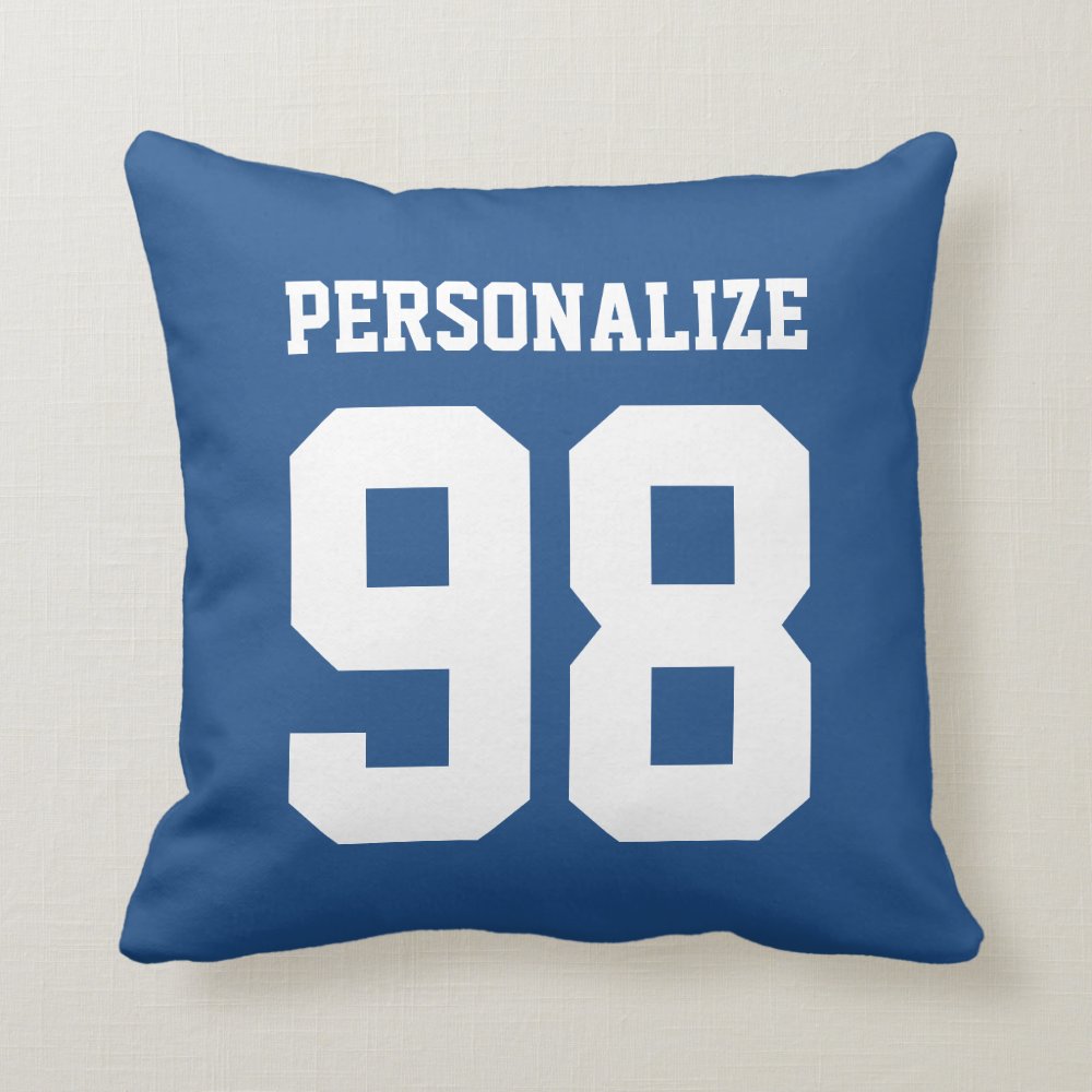 personalized blue sport jersey number throw pillow r5960be2695c54a6c866b7cb7ebd11afd 6s309 8byvr 1000 - Basketball Gifts