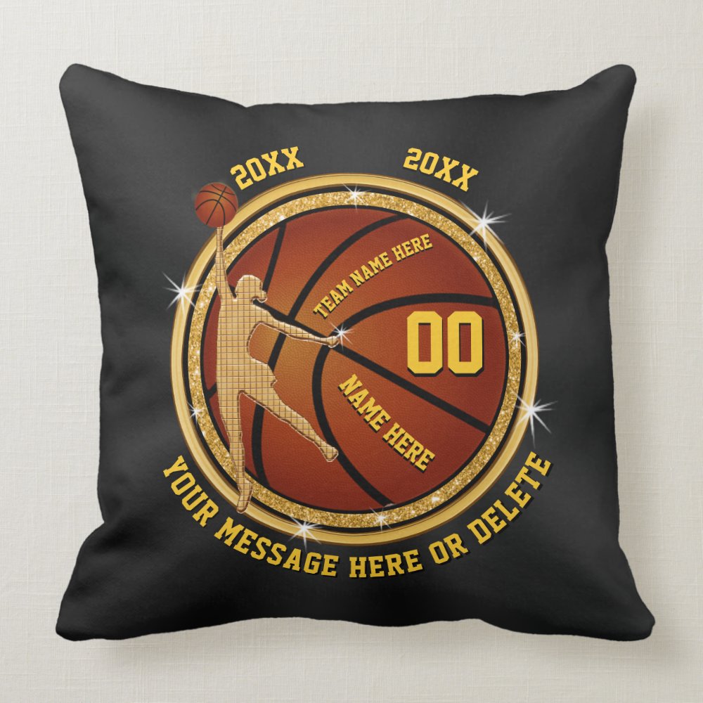personalized senior night gifts for basketball throw pillow r96f31aeaa98340b5b3bf0d554234555e 6s3tz 8byvr 1000 - Basketball Gifts