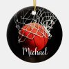 basketball artwork your name custom ceramic ornament rd10ebe7ab09c42ec8f619b54cf600df8 x7s2y 8byvr 1000 - Basketball Gifts