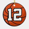 basketball player uniform number 12 gift idea ceramic ornament r8802f55c25d34bfbba1840a263867390 x7s2y 8byvr 1000 - Basketball Gifts