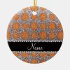 personalized name silver glitter basketballs ceramic ornament r6444e3fb169a496c965f78335c53e8d0 x7s2y 8byvr 1000 - Basketball Gifts