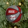 red gray girls boys team colors basketball ceramic ornament r125826de9f4b4a718c35cdc412a1744d 05wi1 8byvr 1000 - Basketball Gifts