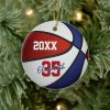 red white blue sports keepsake basketball ceramic ornament r65f443520c9d401b8cceb54e62fe25ea 05wi1 8byvr 1000 - Basketball Gifts