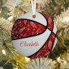 red white girls boho feathers paislies basketball metal ornament r091b3de46abd4ec48a48b024ff7f4ba2 ctxdu 1000 - Basketball Gifts