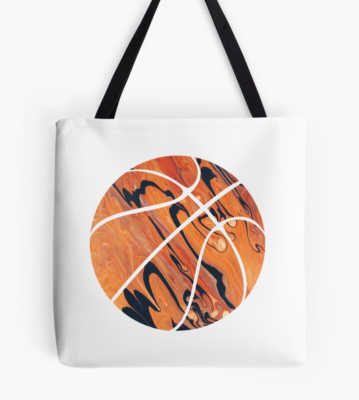 9. Basketball Aesthetic Tote Bag